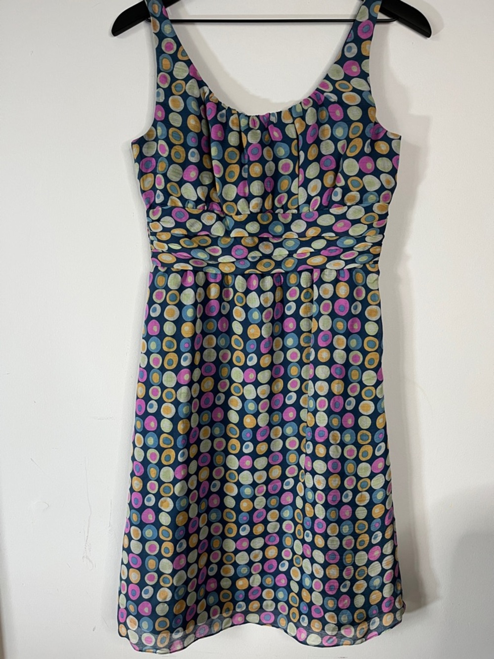Tocca Women’s Multicolored Polka Dot Summer Dress Size 8